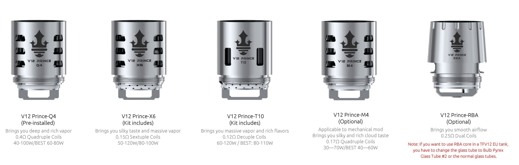 Smok TFV12 Prince Coils Banner UK