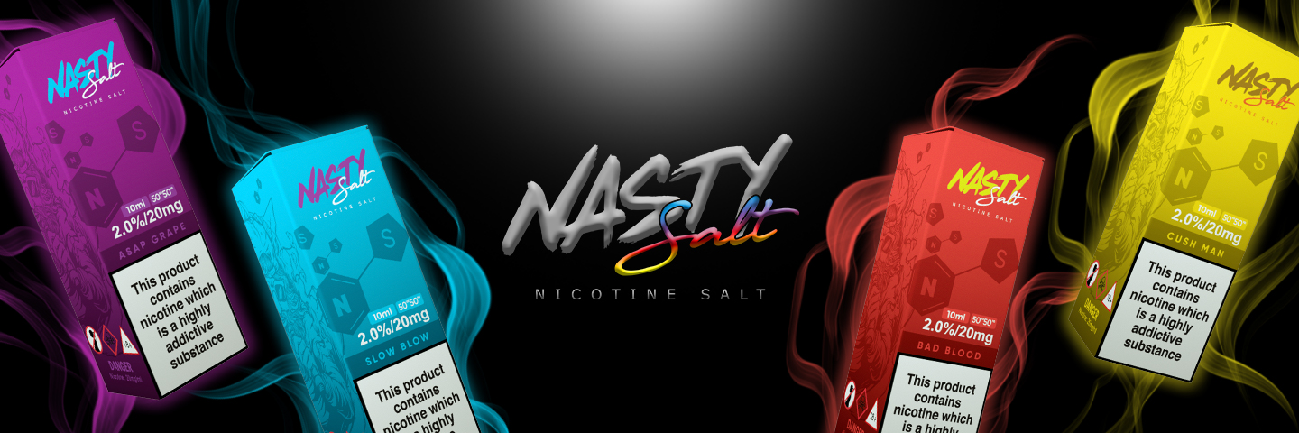 Nasty Juice Nic Salts UK Banner