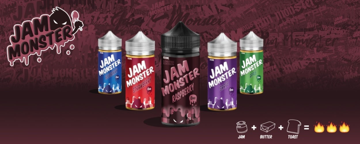 Jam Monster eLiquid Banner UK