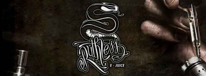 Ruthless E Liquid Promotional Image - Image displays a person's hands dripping e-liquid into a vape tank.