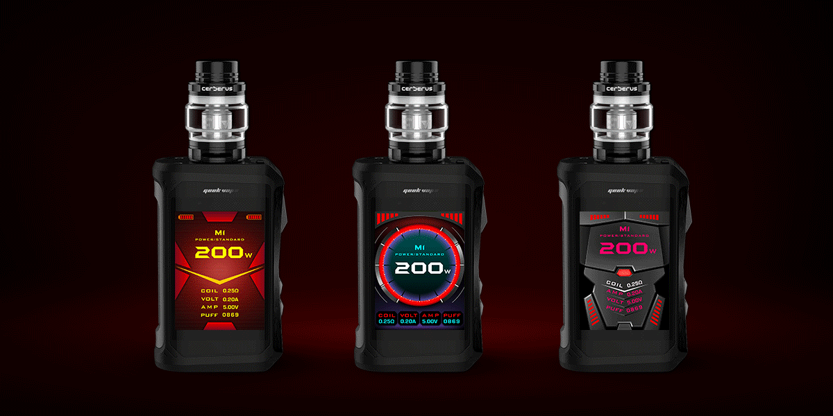 Geek Vape Aegis X Kit UK colours
