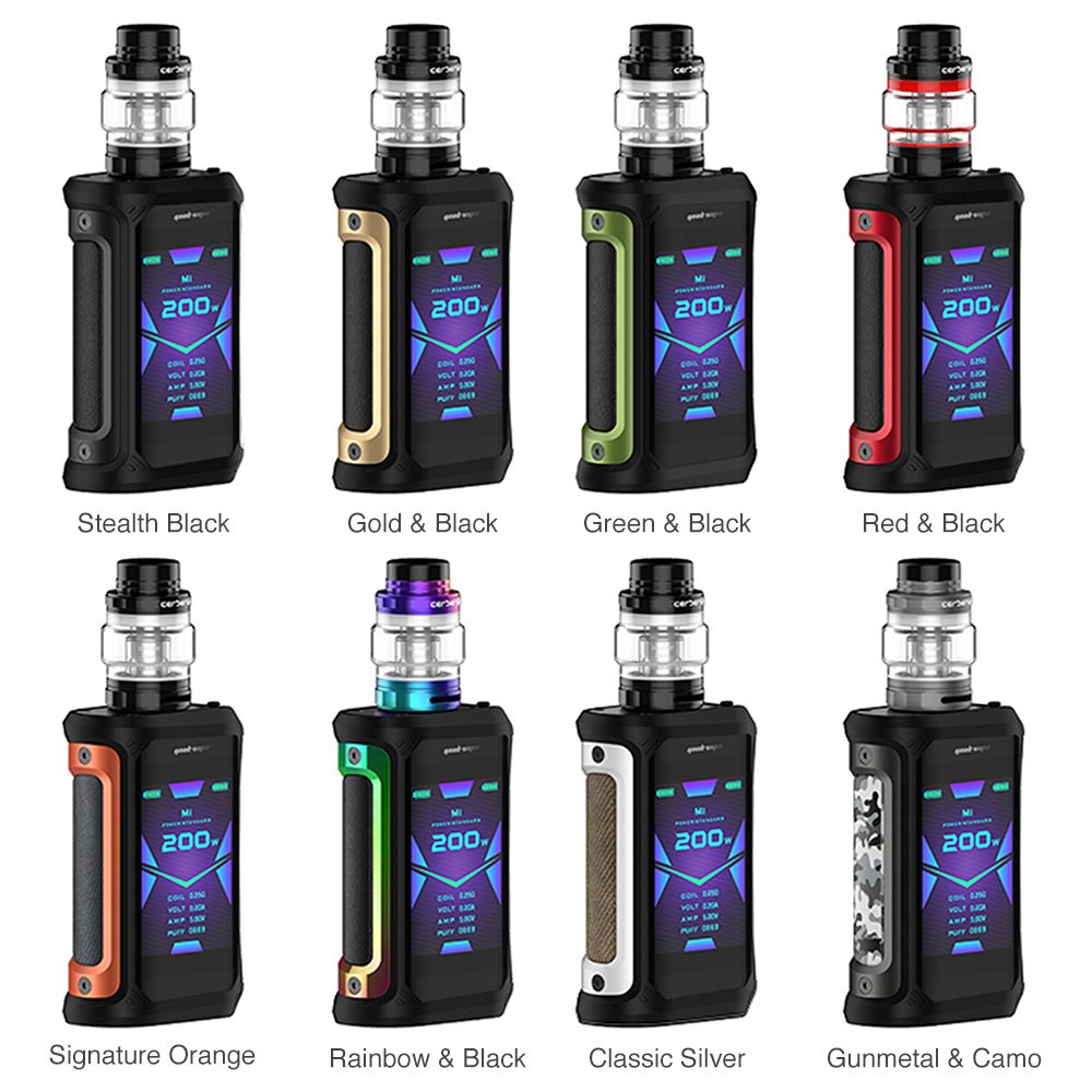 Geek Vape Aegis X Kit UK all colours