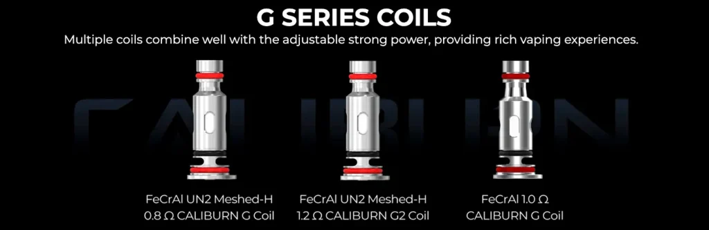Uwell Caliburn G & G2 Pod Coils Series Variations