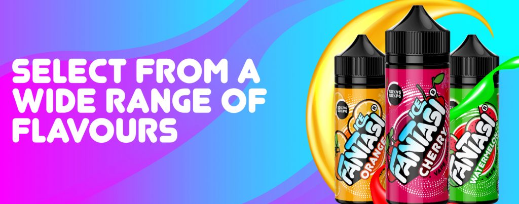 Fantasi Ice E-Liquid Range 100ml Banner