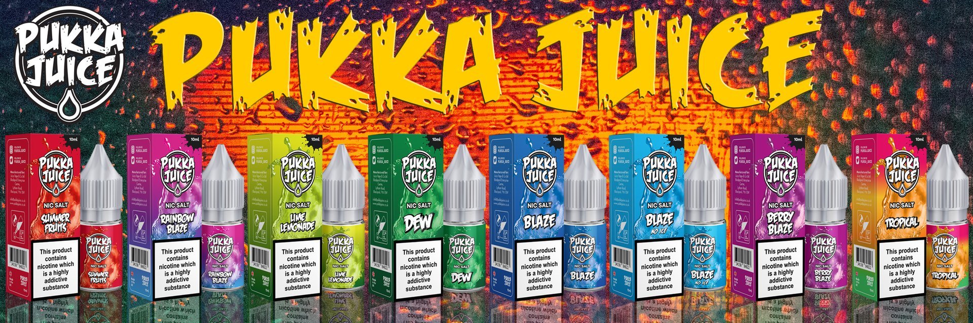 Pukka Juce Nic Salts Banner UK