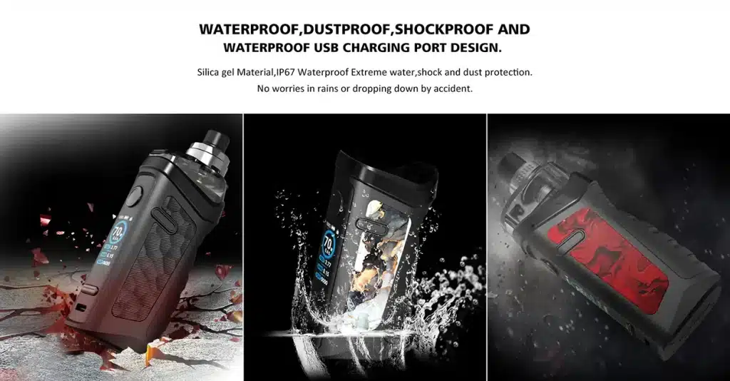 VandyVape Jackaroo Pod Kit IP67 Rating