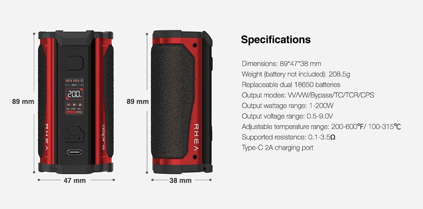 Aspire-Rhea-Mod-UK-Specifications