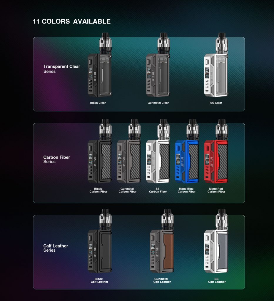 Lost Vape Thelema Quest 200W Kit Colours UK