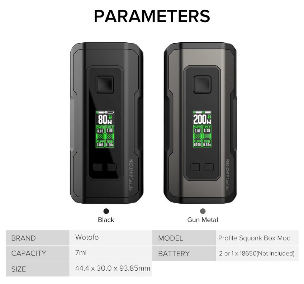 Wotofo-Profile-Squonk-Box-Mod-Parameters