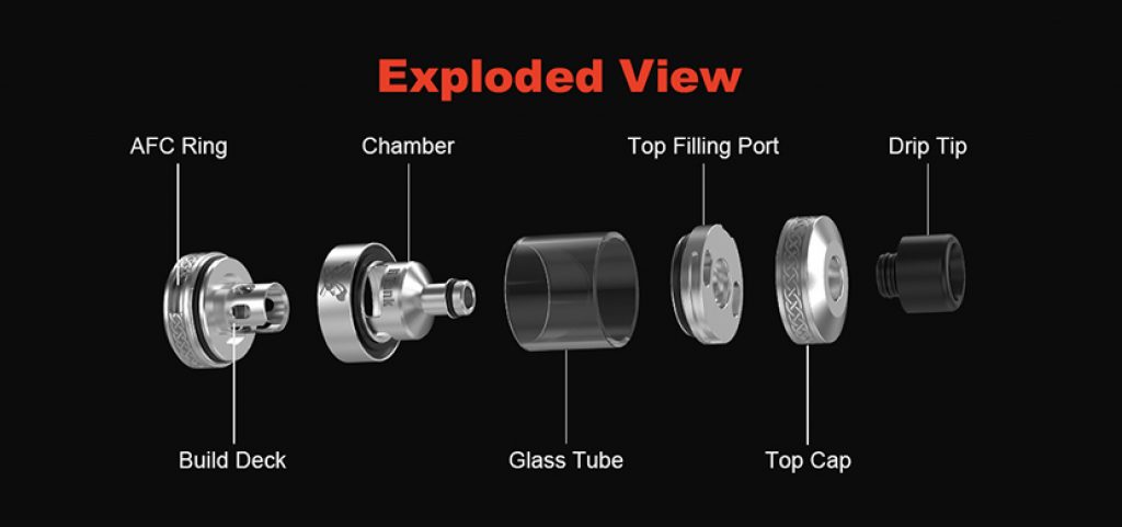 HellVape Dead Rabbit R Tank UK Blown Up