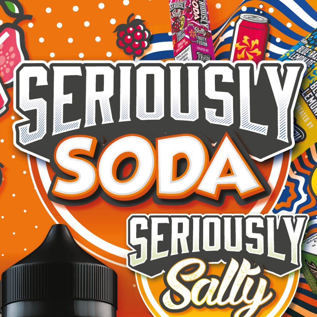 Seriously Soda E-liquid by Doozy Vape Co Logo Promo
