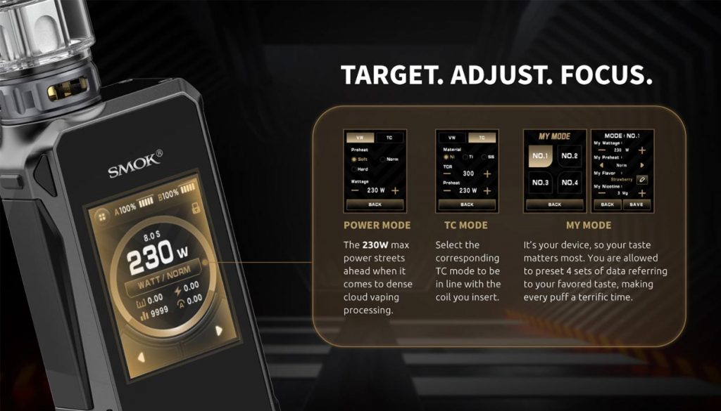 SMOK-G-Priv-4-230W-Kit-Modes