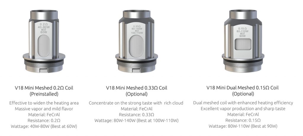 SMOK-TFV18-Mini-Meshed-Coil-UK-Types