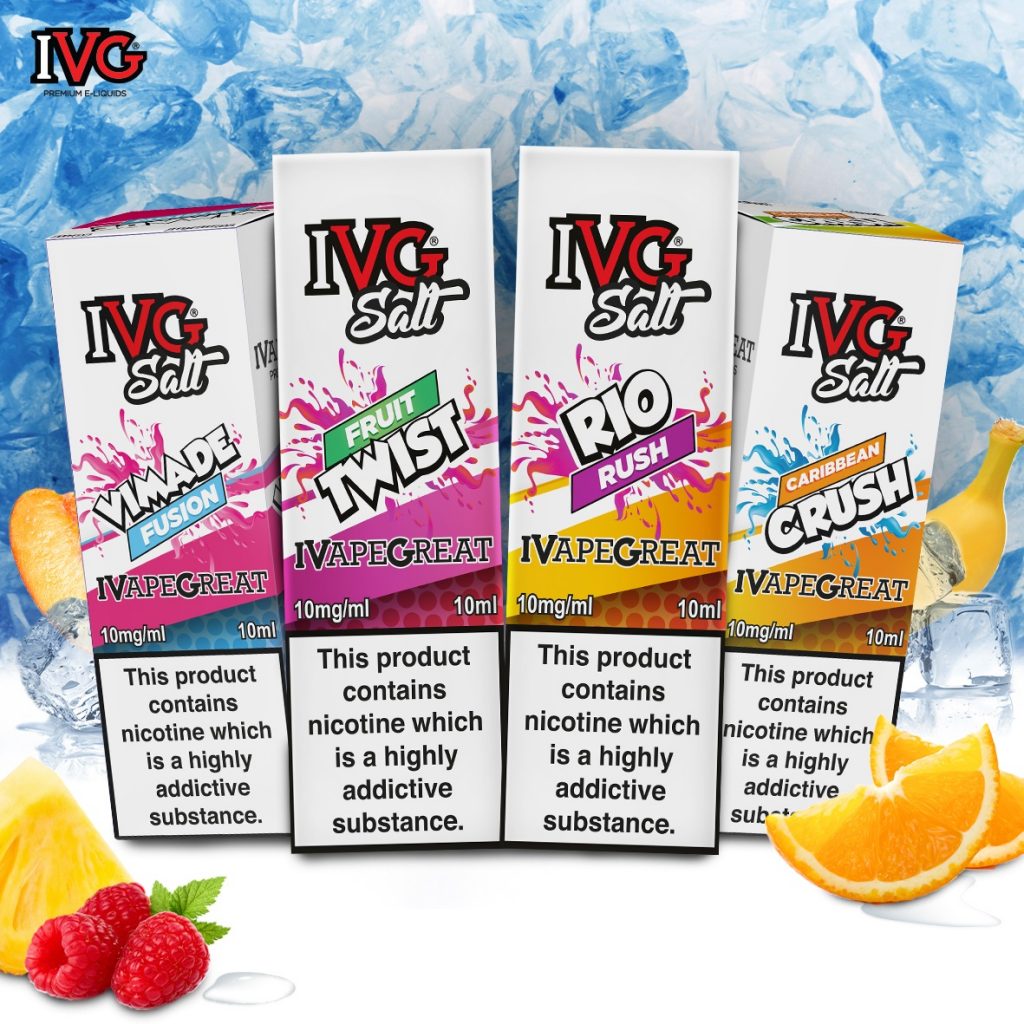 IVG Drinks Range Nicotine Salt
