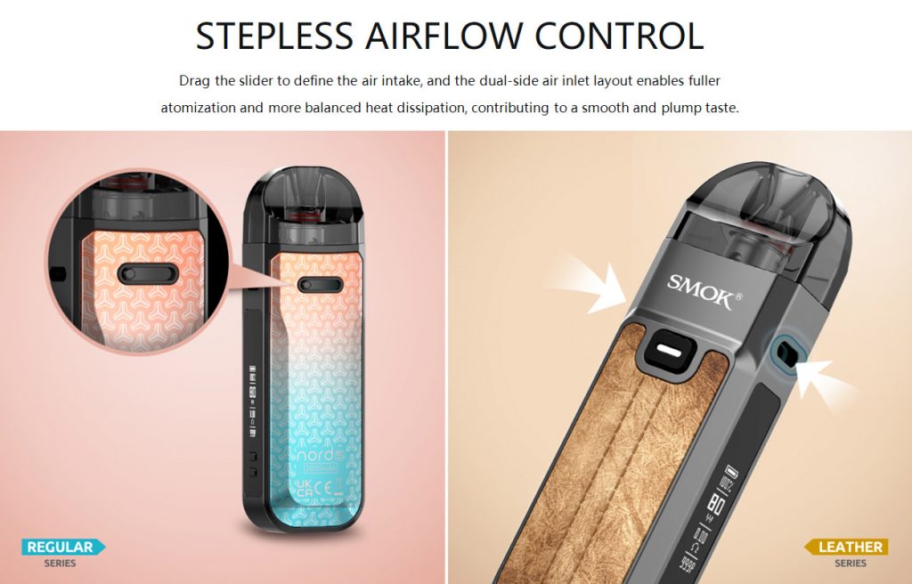 SMOK-Nord-5-Pod-Kit-UK-Airflow