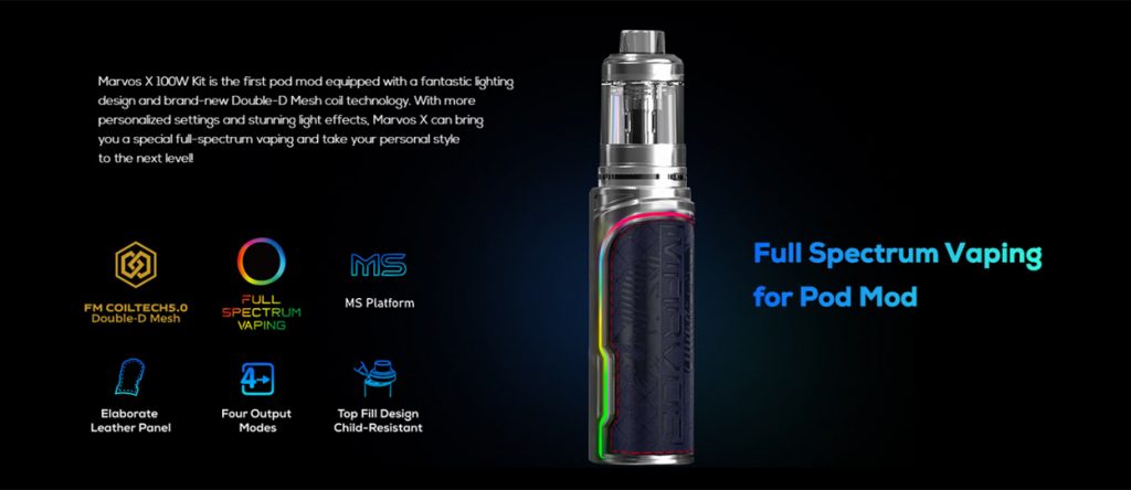 Freemax Marvos X 100W Mod Kit Features