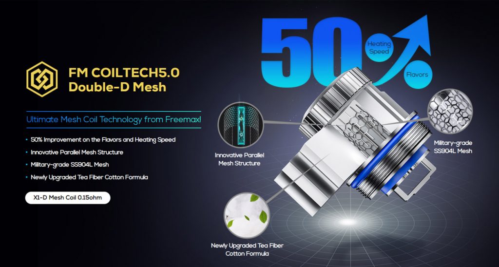 Freemax X1-D Mesh Coil for Fireluke 4 Tank Promo