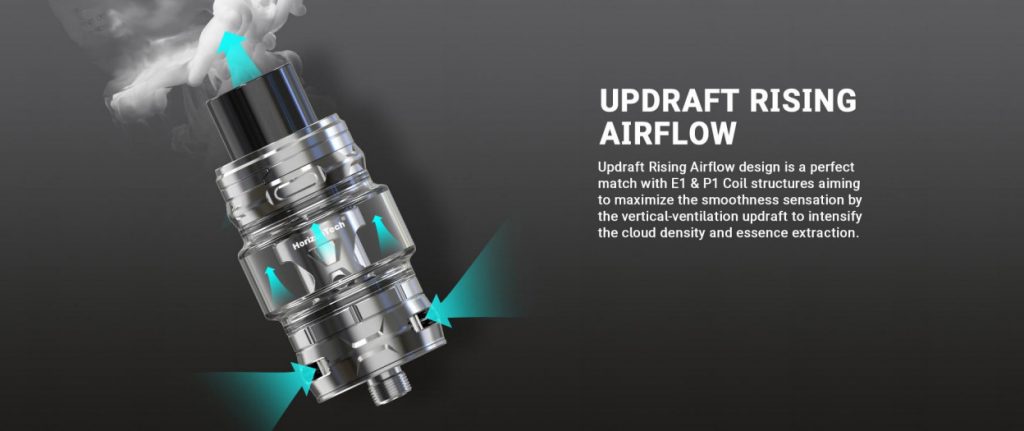 HorizonTech Aquila Tank Updraft Airflow