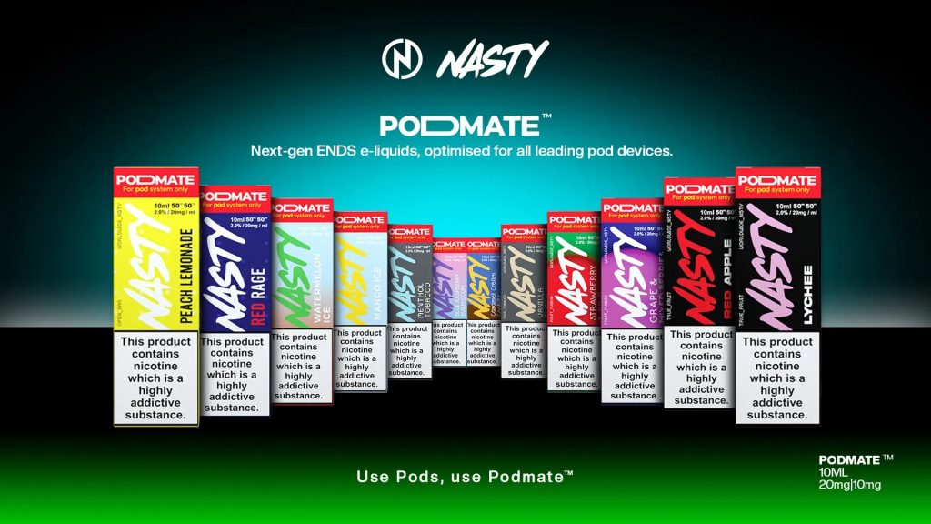 Nasty Juice Podmate 10ml Nic Salt E-liquid Banner