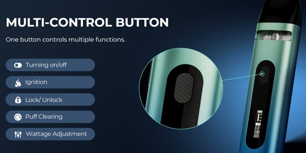 Uwell Caliburn X Pod Kit Control Button