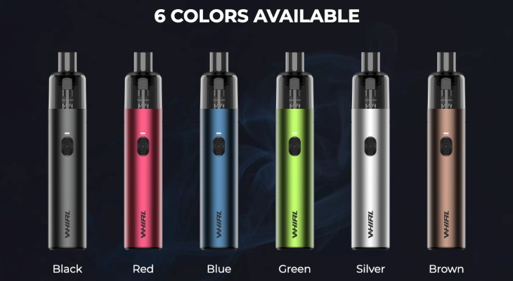 Uwell Whirl S2 Pod Vape Kit Colours