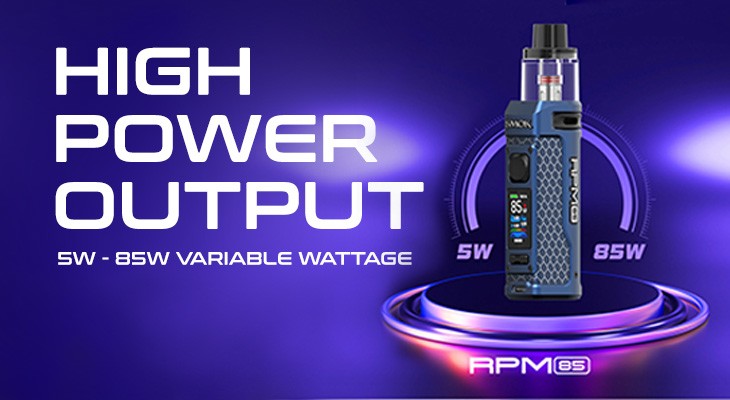 SMOK RPM 85 Pod Vape Kit Power