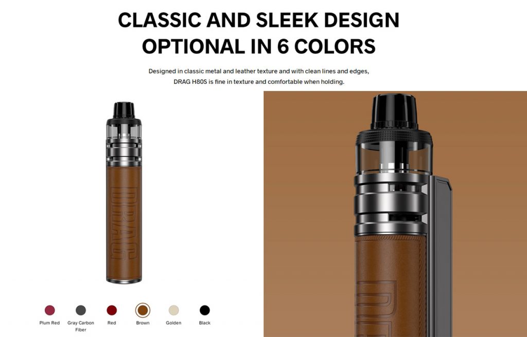 VOOPOO Drag H80S Pod Kit Colours