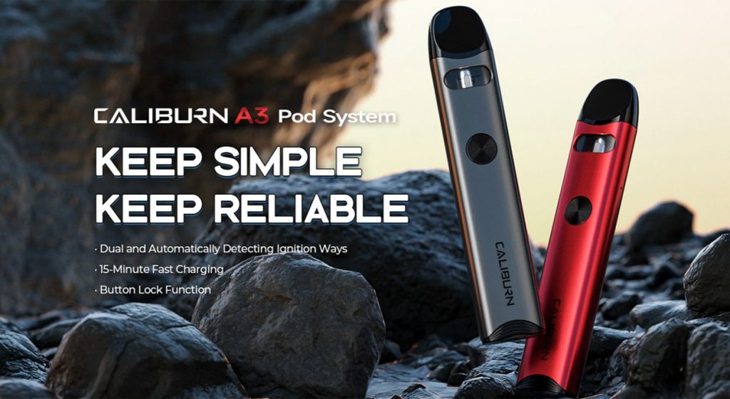 Caliburn A3 Pod Kit by Uwell Promo