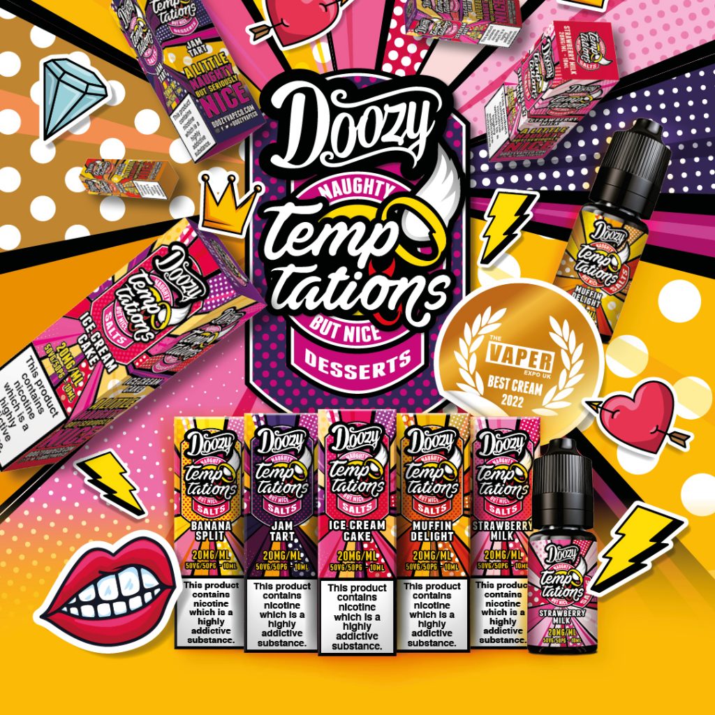 Doozy Temptations Nic Salt 10ml Promo
