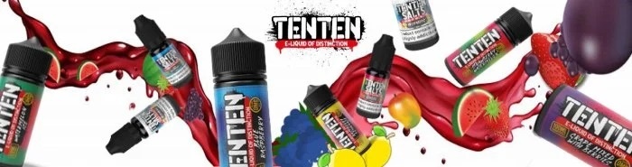 Ten Ten E-liquid 100ml Shortfill Banner