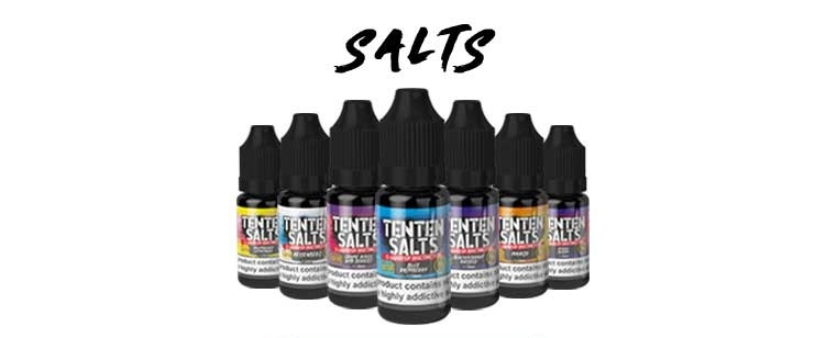 Ten Ten Nic Salts 10ml Banner