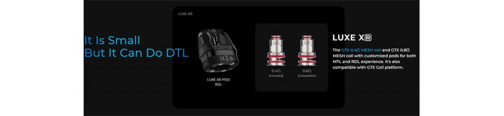 Vaporesso LUXE XR Pod Vape Kit Promo 3