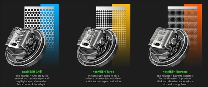 Wotofo Profile X RTA Mesh Types