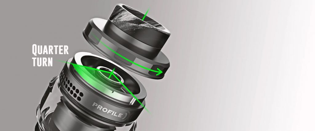 Wotofo Profile X RTA Quarter Turn Design