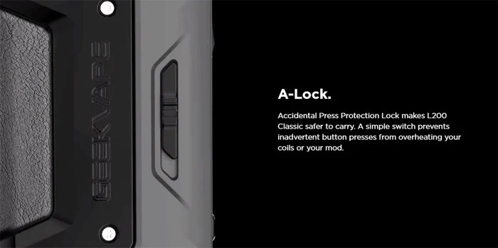 Geekvape L200 Classic Mod A Lock System