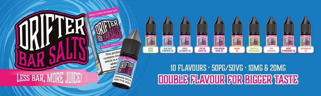 Drifter Bar Salts Nic Salt 10ml Banner
