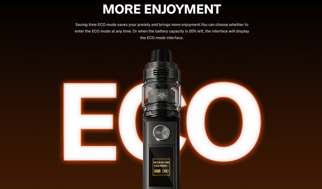 Voopoo Drag 4 Box Mod Eco Mode
