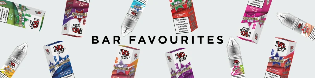 IVG Bar Favourites Nic Salt 10ml Banner