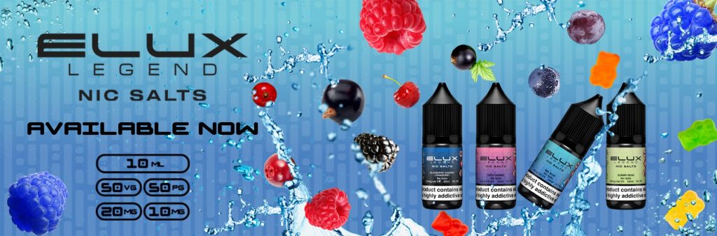 Elux Legend Nic Salts 10ml Banner Deal