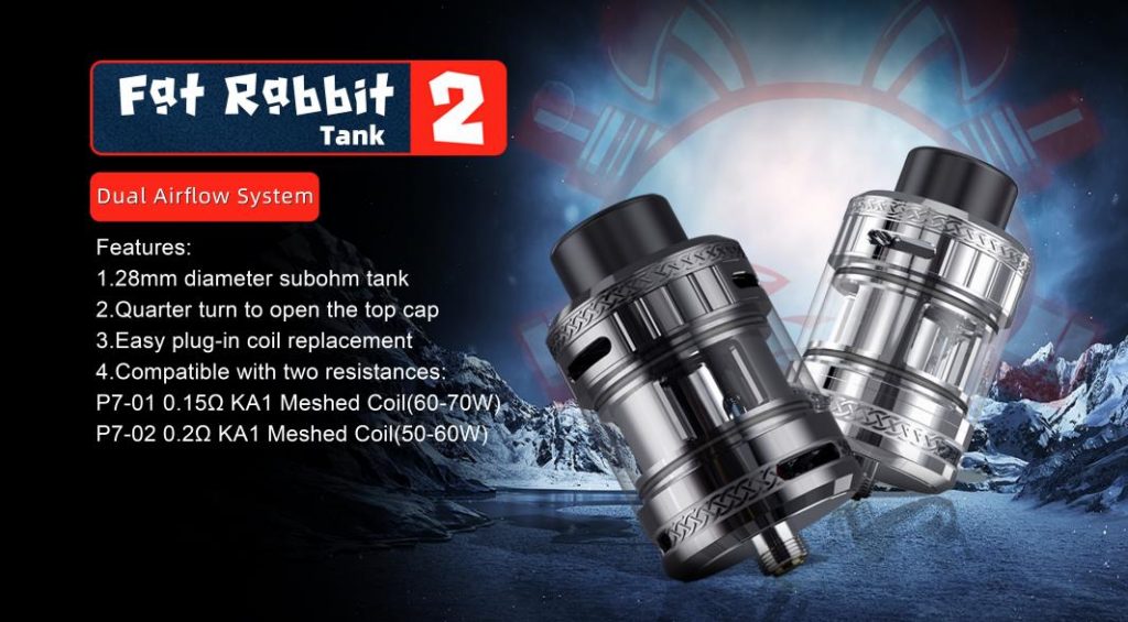Hellvape Fat Rabbit 2 Sub Ohm Tank Promo