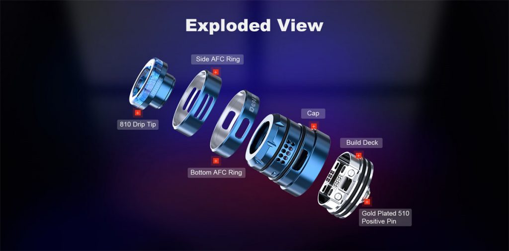 Hellvape Dead Rabbit Pro RDA Exploded View