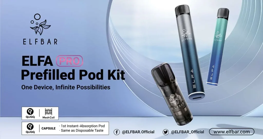 Elfa Pro Pod Kit by Elf Bar Promo