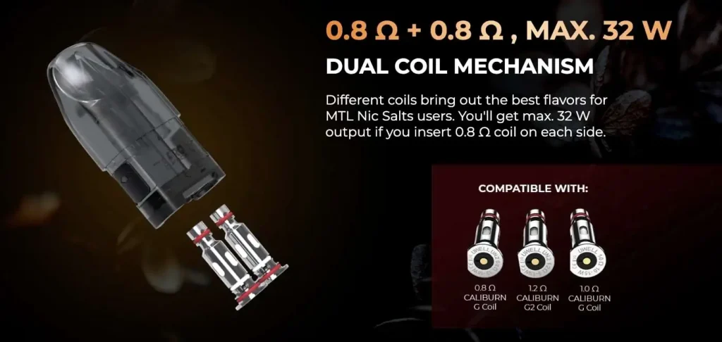 Uwell Caliburn Explorer Replacement Pod Cartridge Coils