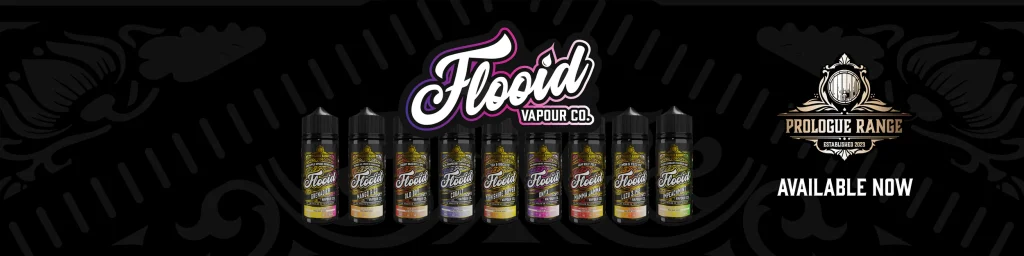 Flooid E-liquid 100ml Shortfill Banner