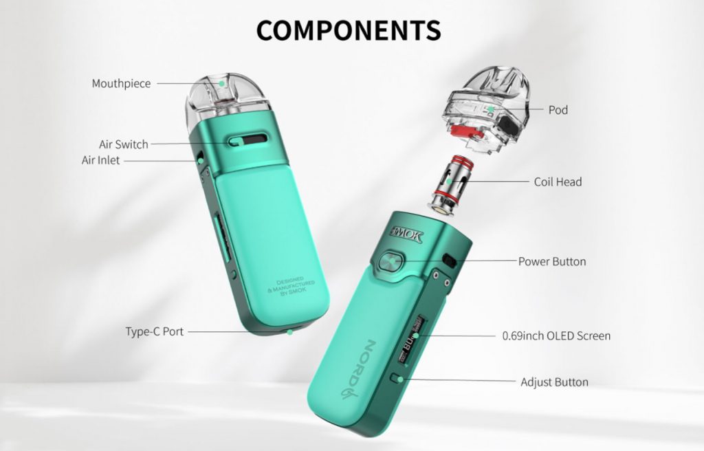 SMOK Nord GT Pod System Kit Exploded