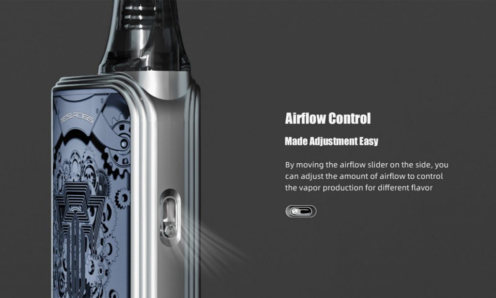 Teslacigs Punk Pod II Pod Kit Airflow