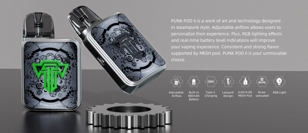 Teslacigs Punk Pod II Pod Kit Promo 2