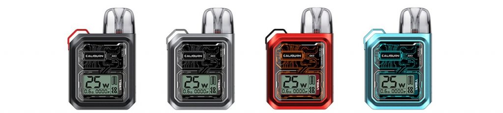Uwell Caliburn GK3 Pod Kit Colours