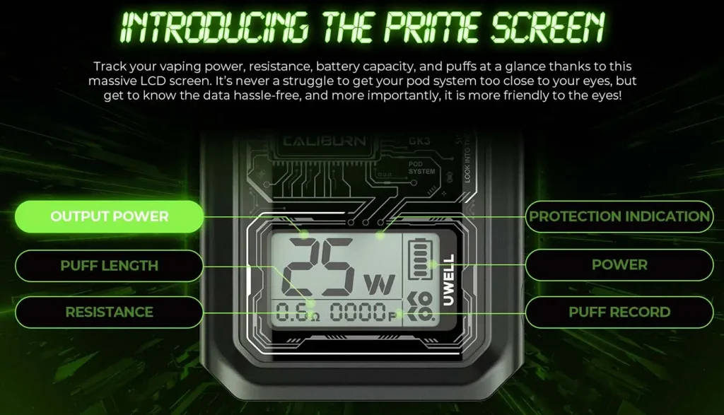 Uwell Caliburn GK3 Pod Kit Promo 2