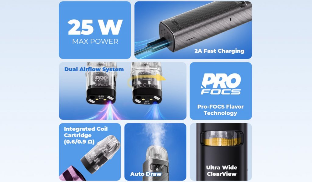 Uwell Dillon EM Pod Vape Kit Promo 4